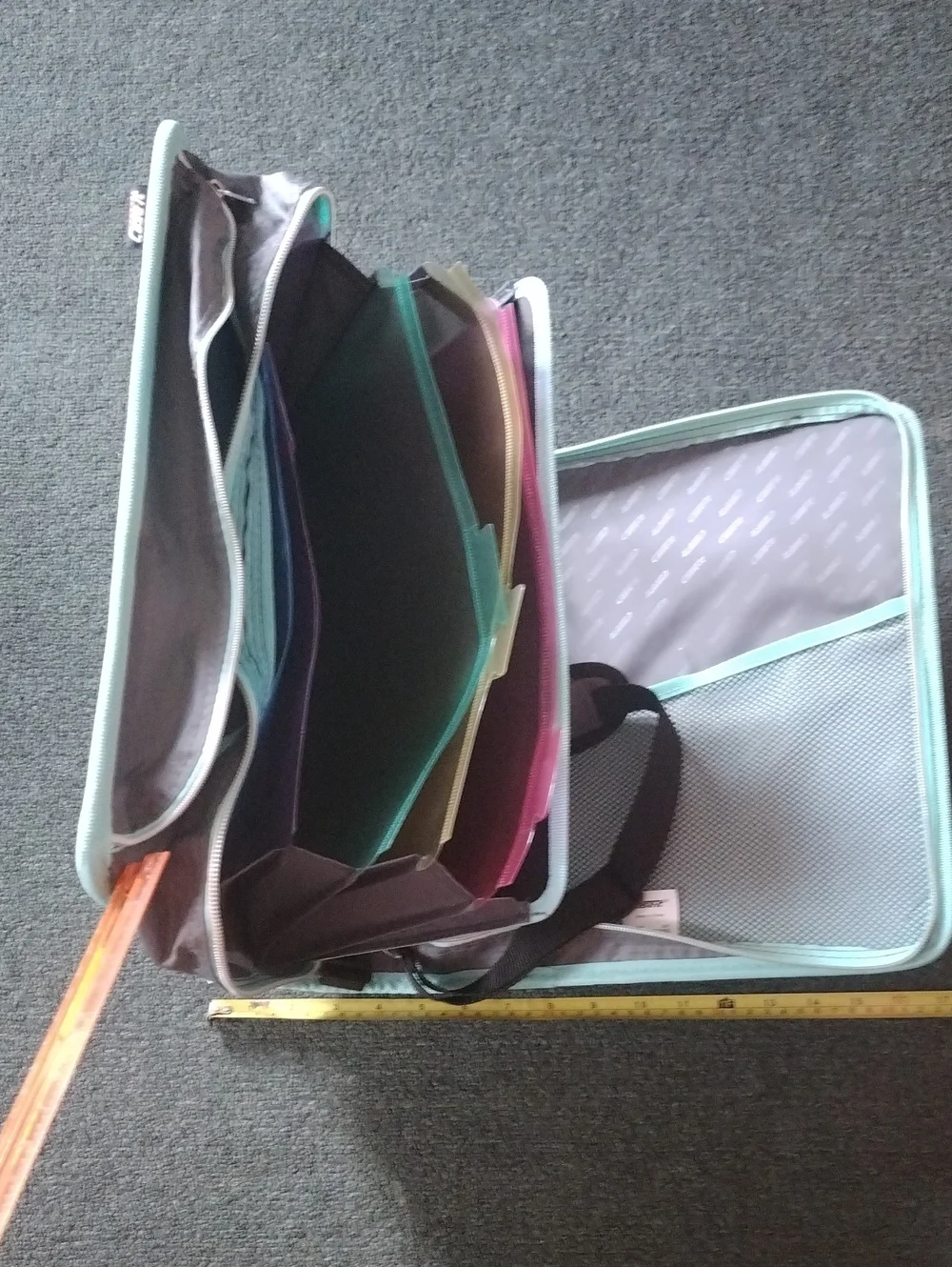 Case-it Mighty Zip Tab Expanding Tablet Case – Pastel Tie-Dye